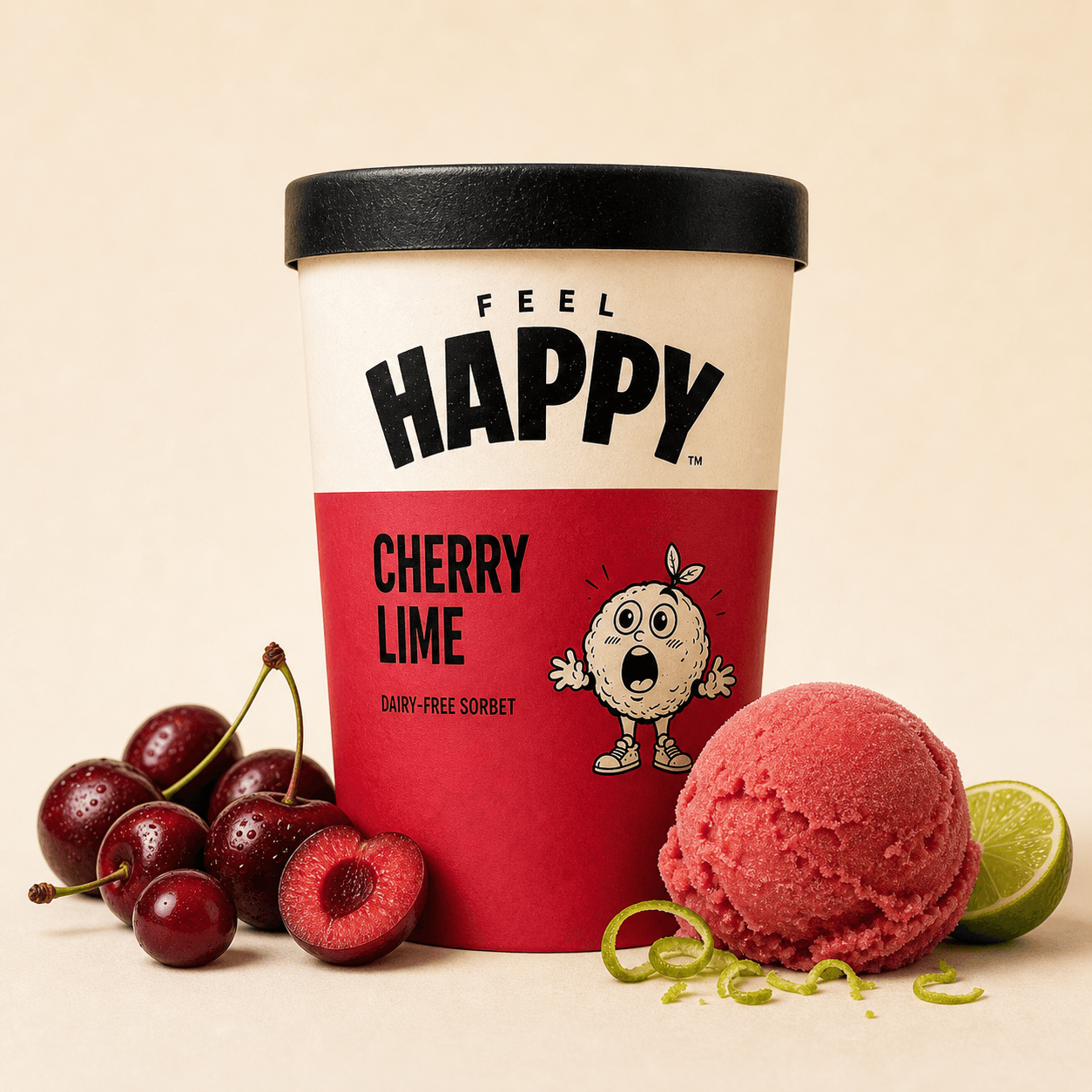 Cherry Lime pint concept